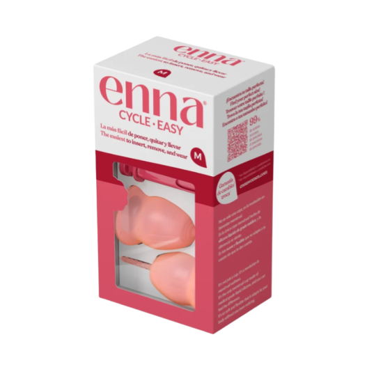 Enna Cycle Easy Pack 2 Copas Menstruales Talla M + Caja Esterilizadora + Aplicador