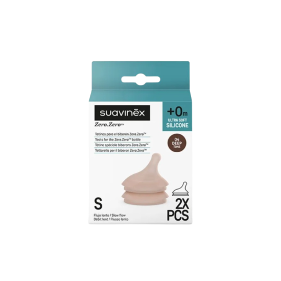 Suavinex Zero Zero Tetina Silicona Anticólicos Flujo Lento S 2 Uds
