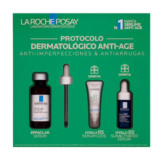 La Roche Posay Pack Effaclar Sérum 30ml + Hyalu B5 Sérum Ojos 5ml + Hyalu B5 Sérum 10ml